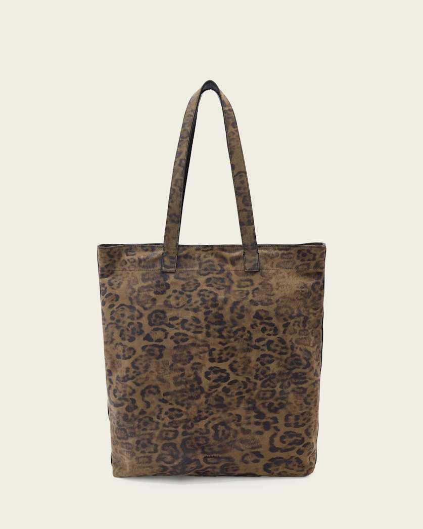 Yuto Leopard Tote Bag by ALLSAINTS