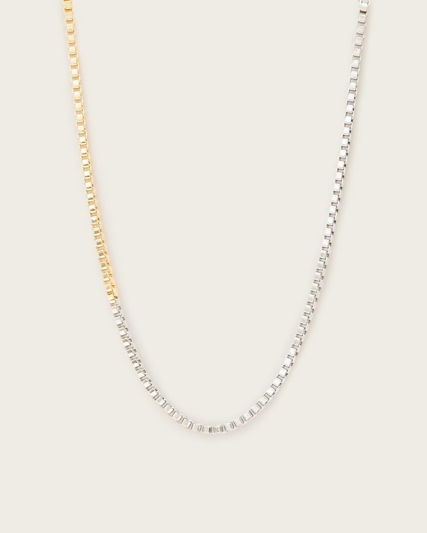 Zoe Box Chain Necklace by ALLSAINTS
