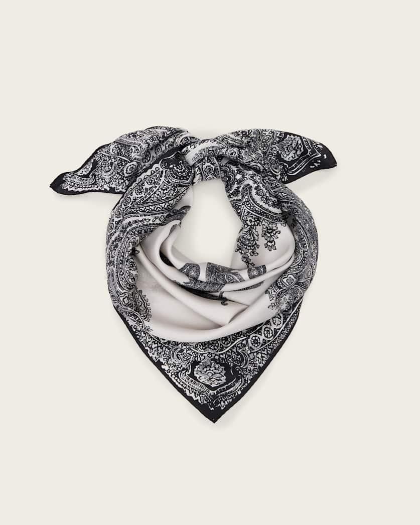 Zora Paisley Square Scarf by ALLSAINTS