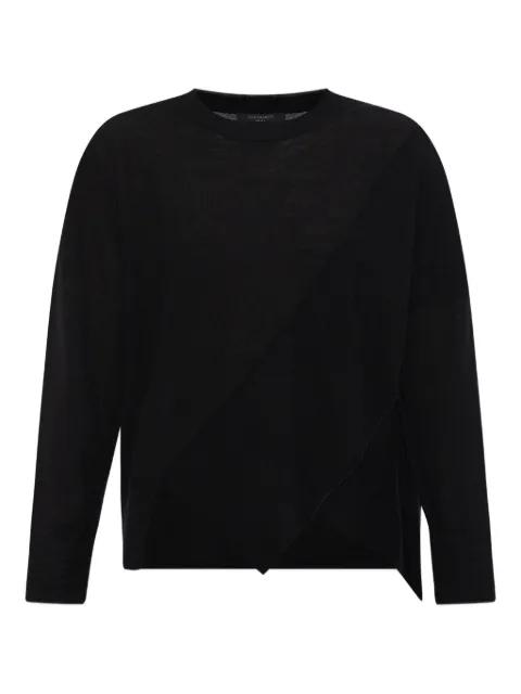 asymmetric wool sweater by ALLSAINTS