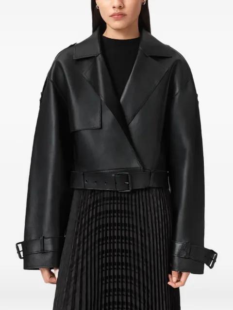 belted-fastening jacket by ALLSAINTS