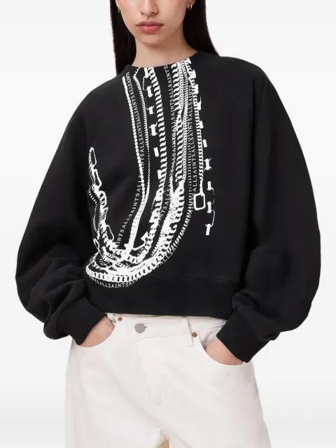 chain-print sweatshirt by ALLSAINTS