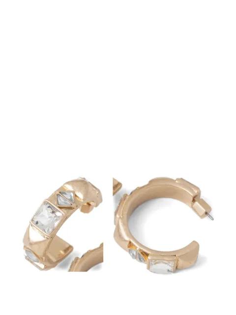 crystal-embellished hoop earrings by ALLSAINTS