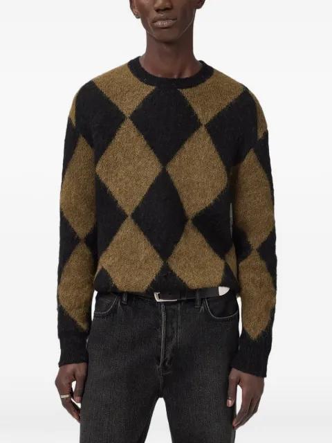 diamond knit jumper by ALLSAINTS