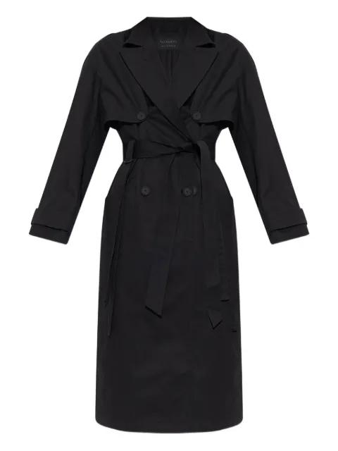 double-breasted belted trench coat by ALLSAINTS