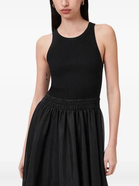 elasticated-waist maxi dress by ALLSAINTS