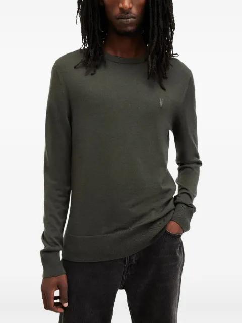 embroidered crew-neck sweater by ALLSAINTS