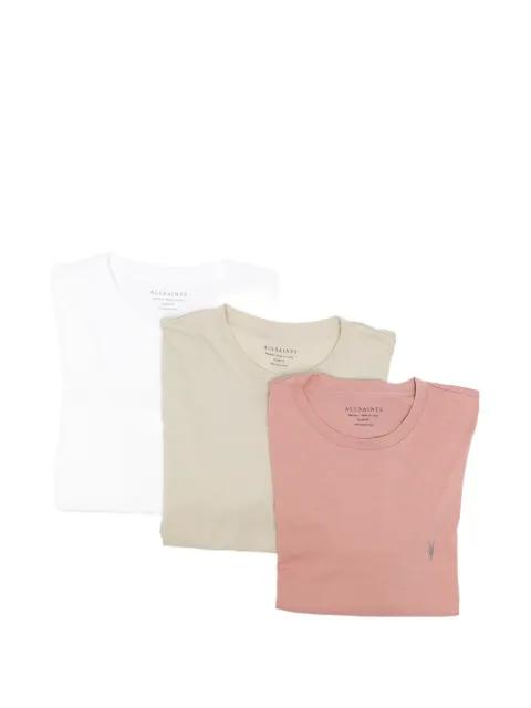 embroidered-logo T-shirt (set of three) by ALLSAINTS