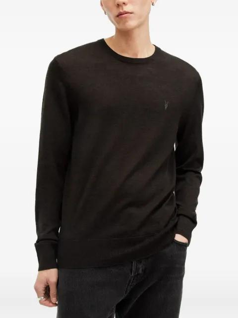 embroidered-logo crew-neck sweater by ALLSAINTS