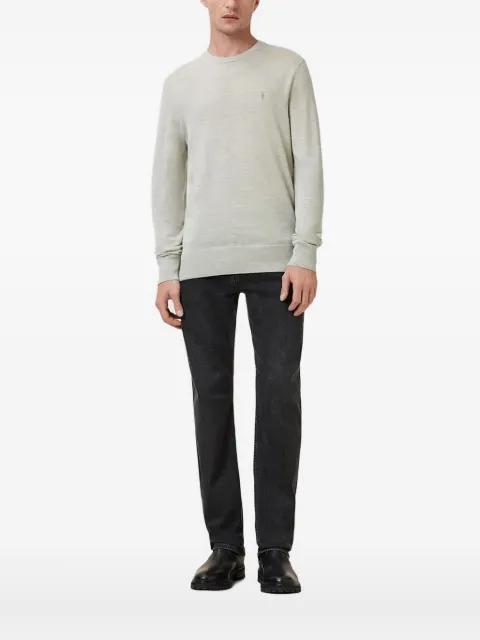 embroidered-logo crew-neck sweater by ALLSAINTS
