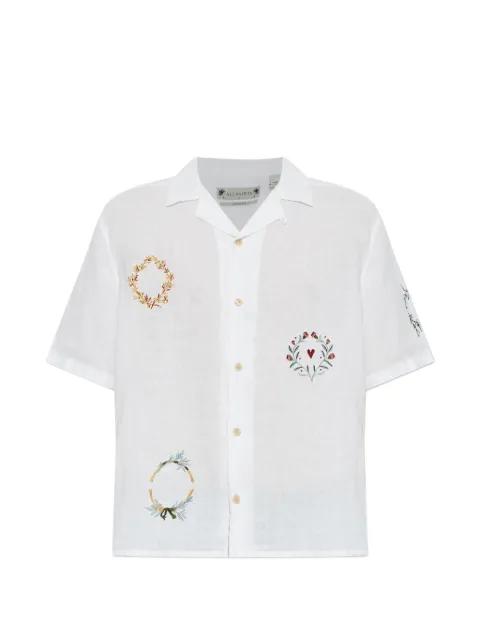 embroidered shirt by ALLSAINTS