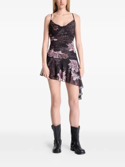 floral-print asymmetric dress by ALLSAINTS