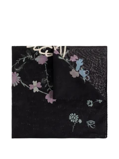 floral-print embroidered bandana by ALLSAINTS