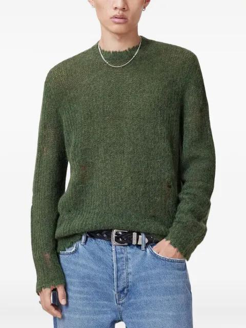 frayed-detail knitwear sweater by ALLSAINTS
