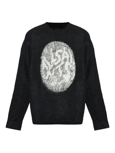 graphic crew neck knitwear by ALLSAINTS