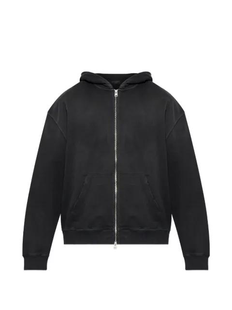 logo-detail zip-up hoodie by ALLSAINTS