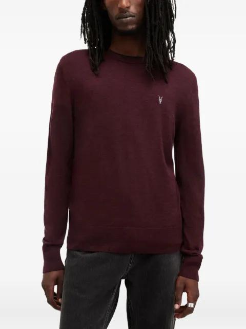 logo-embroidered crew-neck sweater by ALLSAINTS