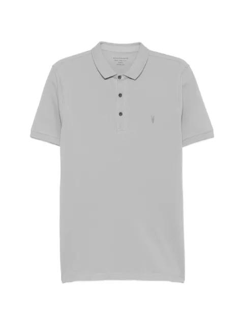 logo-embroidered slim-fit polo shirt by ALLSAINTS