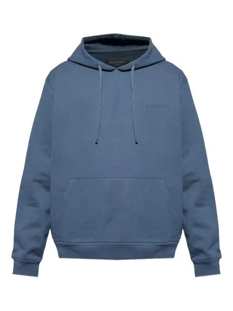logo-print hoodie by ALLSAINTS