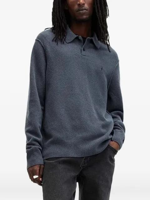 long-sleeve polo shirt by ALLSAINTS