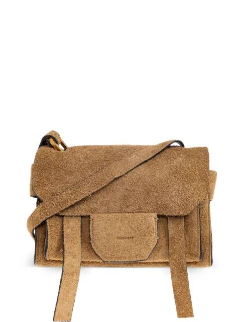 mini Ursa flap-closure leather cross body bag by ALLSAINTS