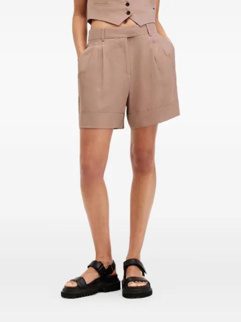 pleated-cuffed shorts by ALLSAINTS
