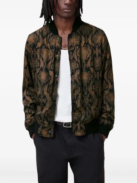 ribbed-collar reversible bomber jacket by ALLSAINTS