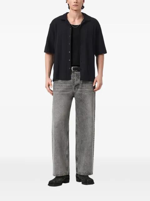 short-sleeve textured shirt by ALLSAINTS