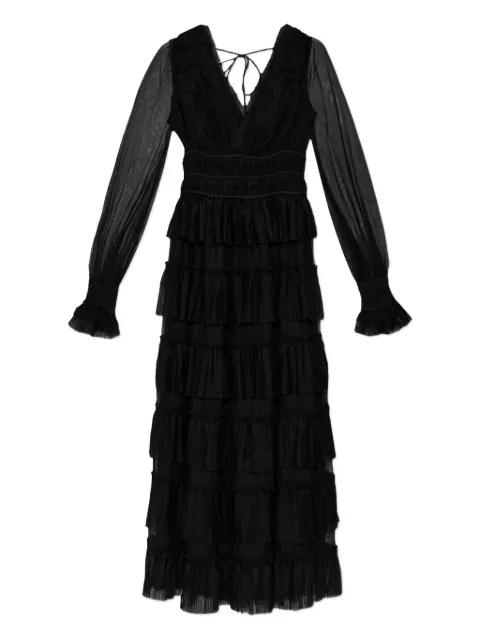 tiered ruffle dress by ALLSAINTS