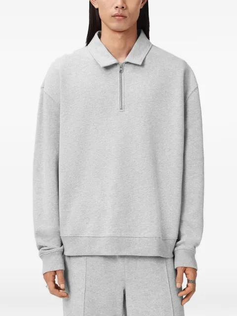 zip-collared polo shirt by ALLSAINTS