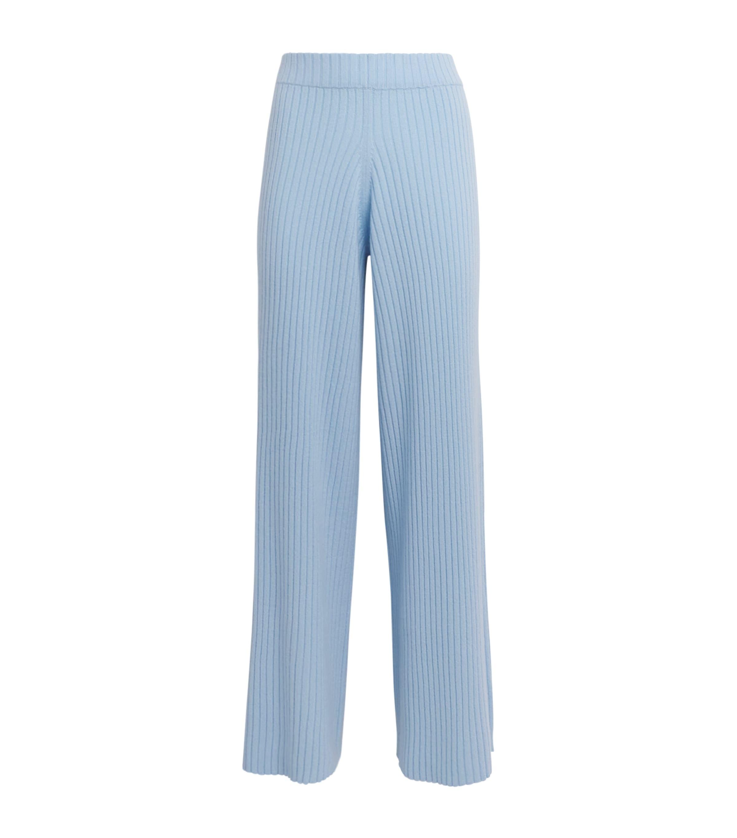 Allude Cashmere Rib Trousers by ALLUDE