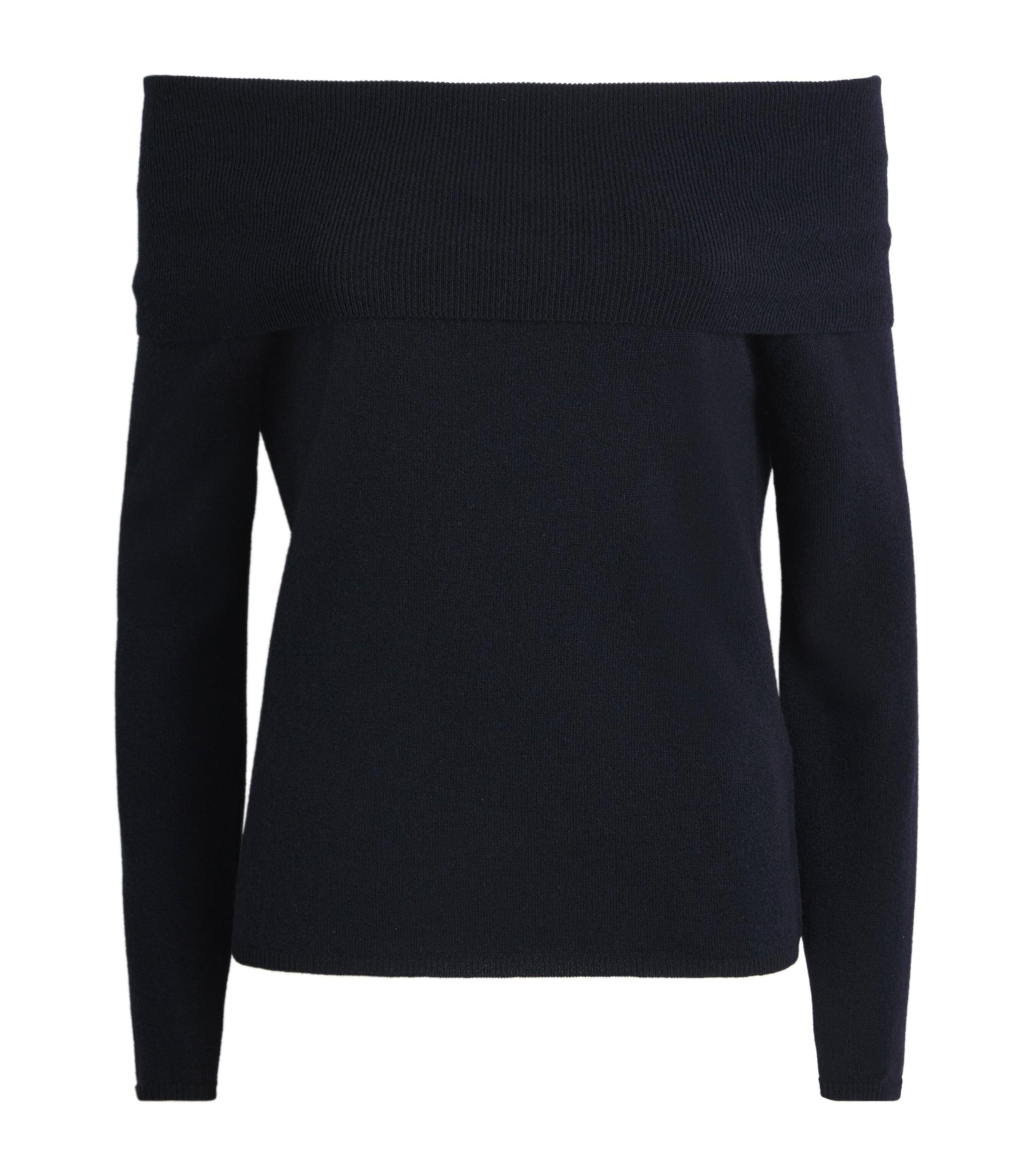 Allude Cashmere-Silk Off-The-Shoulder Sweater by ALLUDE