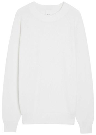 Cotton and cashmere-blend jumper by ALLUDE