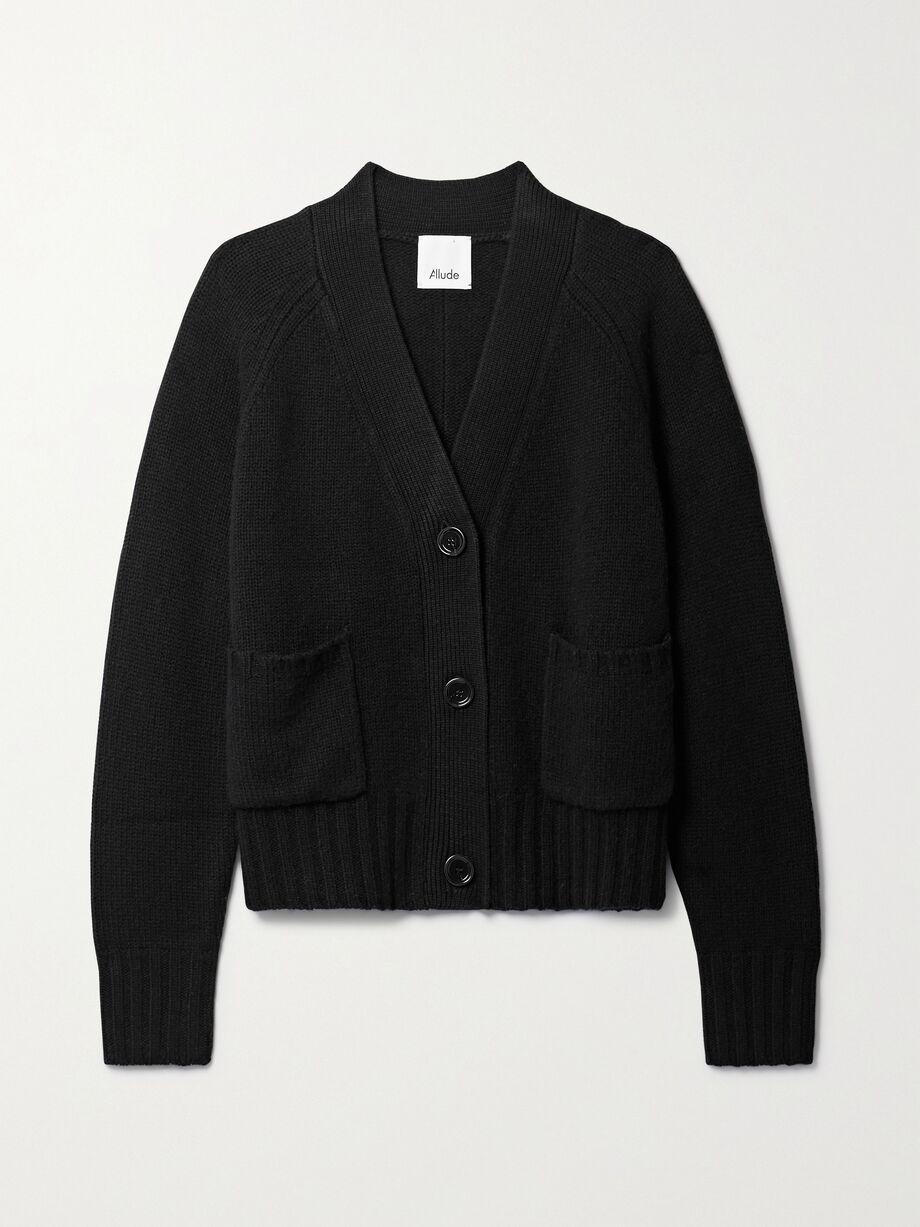 + NET SUSTAIN Wool and cashmere-blend cardigan by ALLUDE
