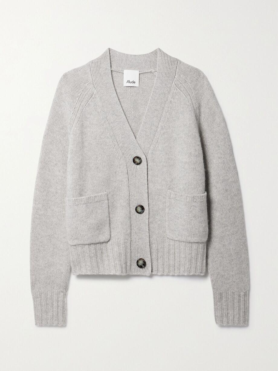+ NET SUSTAIN Wool and cashmere-blend cardigan by ALLUDE