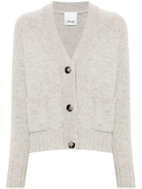V-neck cardigan by ALLUDE