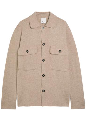Wool and cashmere-blend overshirt by ALLUDE