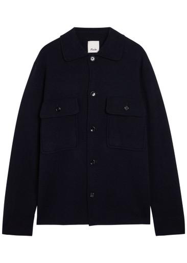 Wool and cashmere-blend overshirt by ALLUDE