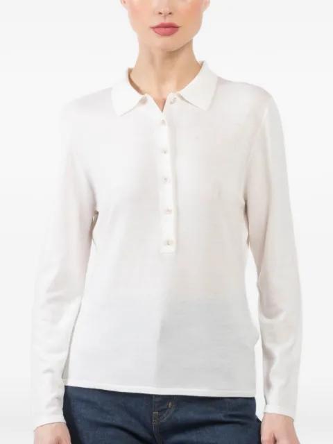 buttoned collared polo shirt by ALLUDE