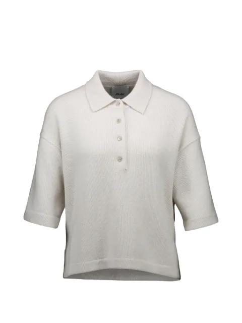 buttoned polo sweater by ALLUDE