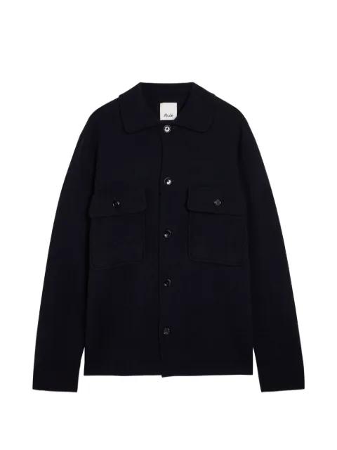 chest-pocket buttoned overshirt by ALLUDE