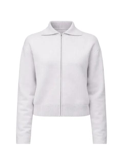 collar zip jacket by ALLUDE