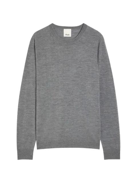 crew-neck long-sleeve sweater by ALLUDE