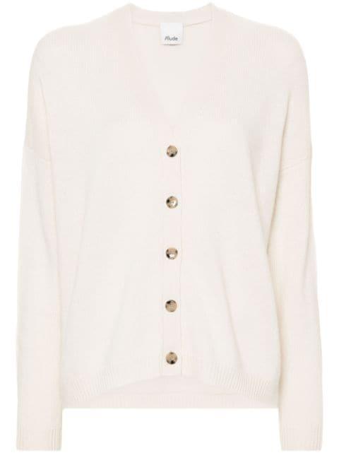 fine-knit cashmere cardigan by ALLUDE
