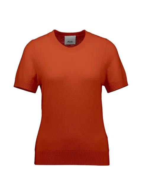 fitted short-sleeve sweater by ALLUDE