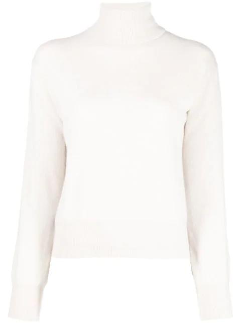 high-neck cashmere jumper by ALLUDE