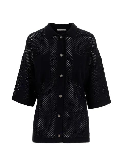openwork cardigan by ALLUDE