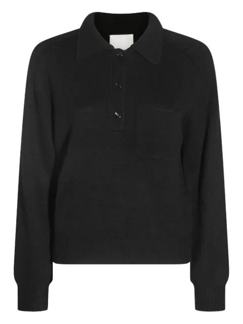 polo-neck patch-pocket sweater by ALLUDE