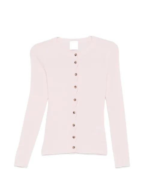 ribbed cardigan by ALLUDE