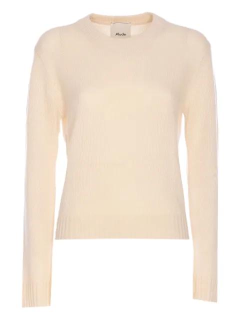 ribbed crew-neck sweater by ALLUDE